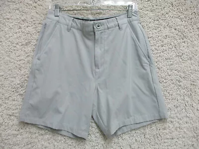 Puma Shorts 32 Mens Gray Golf Stretch Pockets Modern Fit Casual Logo Chino Zip • $15