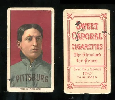 T206 Vic Willis Portrait HOF ~~ GD (mk) Condition ~~ Sweet Caporal 150/25 Back • $229.99