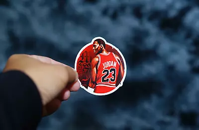 Michael Jordan Rookie Die Cut Stickers For Cars Laptop Wall Waterbottle Stanley • $8.72