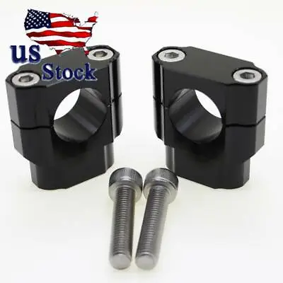 CNC Universal 1 1/8th Bar Mount Handlebar Rubber Mounted Clamps Fatbar • $18.89