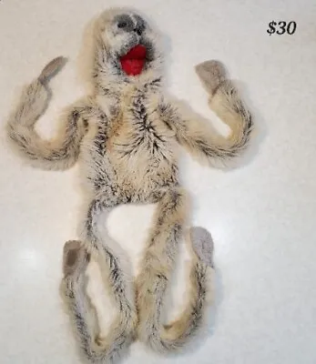 (lot#47) Vintage Mopkins 1977 Furry Plush Full Body Puppet 42” By Wynn Miller • $30