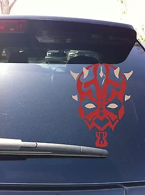 03-24 Darth Maul 2 Color Window Vinyl Sticker Decal Force Star Wars Sith Order • $6.50