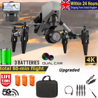Drones With Camera - RC Quadcopter WiFi FPV Live Video For Adults 4K  • £30.99