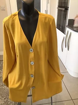 Mustard Top/blouse Uk 24 • £3.99