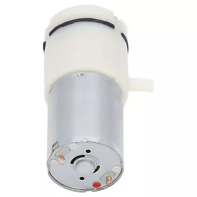 Micro Air Pressure Pump DC Diaphragm Vacuum Pump W/ 90° Air Ports White 12V • $9.52
