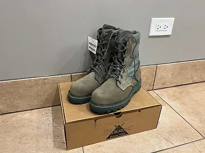 Thorogood Military Sage Green Hot Weather Steel Toe Shoe Boots Men's Size 8 Wide • $79.99