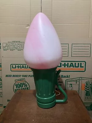 General Foam Blowmold C7 Classic Red Pink Christmas Light Bulb 28” Blow Mold #1 • $44.50