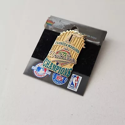 1997 Florida Marlins World Series Champions Trophy Gold Lapel Pin • $14.97