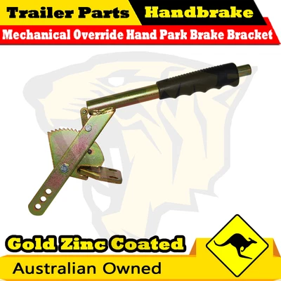 $31.99 • Buy Mechanical Override Hand Park Brake Bracket Lever Suits Trailer Coupling 