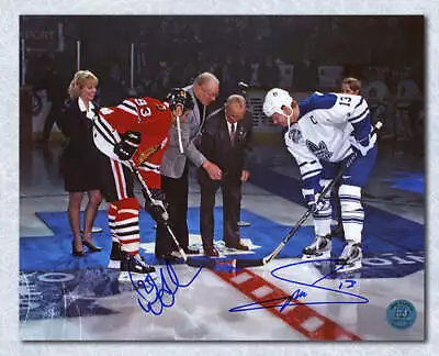 Mats Sundin Vs Doug Gilmour Dual Signed Maple Leaf Gardens Last Game 8x10 Photo • $145.39