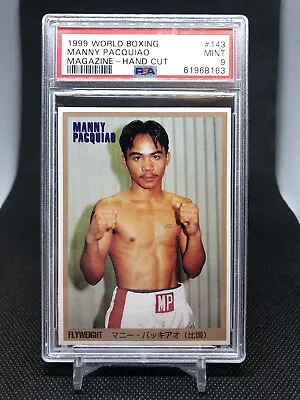 $4500 • Buy 1999 Manny Pacquiao World Boxing Magazine #143 True Rookie PSA 9 MINT RC