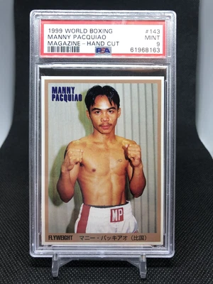 $4500 • Buy 1999 Manny Pacquiao World Boxing Magazine #143 True Rookie PSA 9 MINT RC