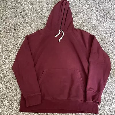 Vintage Burgundy Lands End Hoodie Size Large  • $29.99