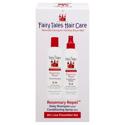 Fairy Tales Hair Care ROSEMARY LICE PREVENTION Shampoo + Condition Spray NIB • $17.95