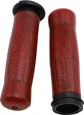 Avon Grips Old School Rubber Grips Sparkle Red #OLD-69-SRED-FLY Harley Davidson • $29.95