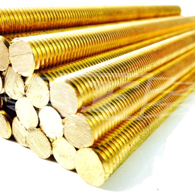 £17.99 • Buy 300mm SOLID BRASS THREADED ROD BAR STUDDING ALLTHREAD M3 M4 M5 M6 M8 M10 M12