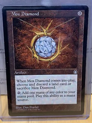 Mox Diamond Stronghold MTG Magic The Gathering Light Play Very Nice Excellent • $810.93