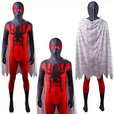 New Spiderman Across The Spider-Verse MM PT 2 Jumpsuit Cosplay Costume Halloween • $65.99