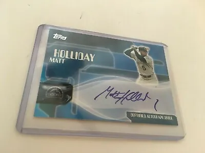 2005 Topps Baseball Matt Holliday Autograph TA-MH • $12.99