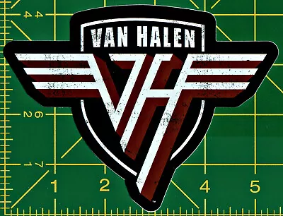 Van Halen Logo Sticker Decal Eddie Van Halen David Lee Roth Hard Rock N Roll • $4.99