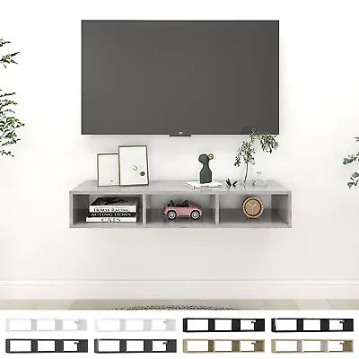 £25.99 • Buy Wall Shelf Cabinet Floating Shelf Chipboard 102x30x17cm Multi Colours VidaXL