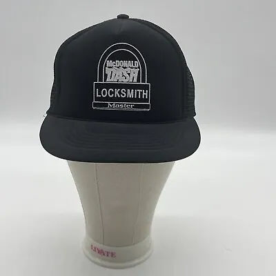 Vintage McDonald Dash Locksmith Master SnapBack Trucker Hat. Ultra Rare! New • $128.48