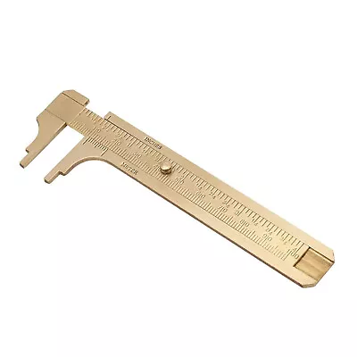 Mini Pocket Brass Vernier Caliper Metric & Imperial • £4.99