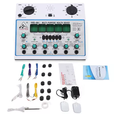 KWD808-I Electric Acupuncture Stimulator Machine 6Channels Output Patch Massager • $97.85
