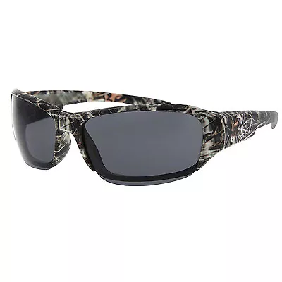 New Hunting Camouflage Sports Wraparound Half Frame Sunglasses  Camo Mossy Oak • $10.99