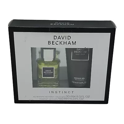 £15.46 • Buy David Beckham Instinct 2 Piece Gift Set Essence 1.0 FL OZ  Shower Gel