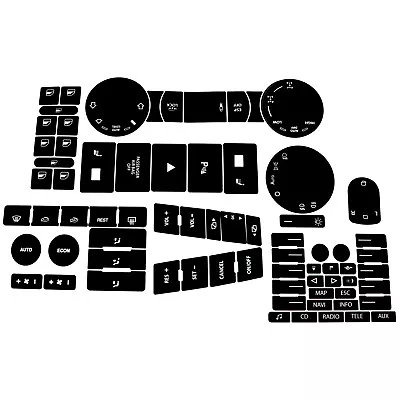 For Vw Touareg 2004-2009 Button Decals Stickers Radio W Navigation Repair Set • $12.99