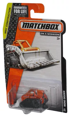 Matchbox MBX Construction (2014) Orange & White Mini Dozer Toy 28/120 • $11.98