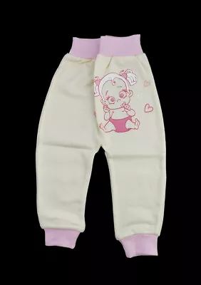 Baby Girls Trousers Crawlers Without Feet Size: Newborn To 62 Cm • £4.50