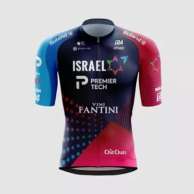 Mens ISRAEL TEAM SHORT SLEEVE CYCLING JERSEY MENS CYCLING JERSEY Bicycle Jersey • $20.63