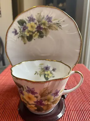 Vintage Tea Cup And Saucer Royal Heritage • $24