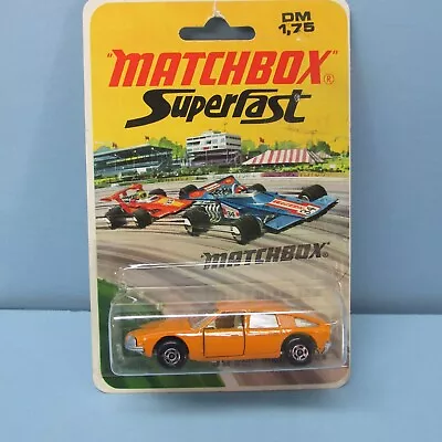 MATCHBOX Superfast 56A BMC Pininfarina  Orange / Wide Wheels /RARE BLISTER  • $9.99