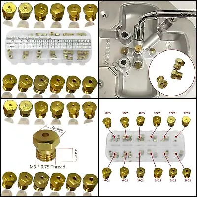 Range Stove Oven Orifice Conversion Kit Propane Lp Natural Gas Brass Jet Burner • $27.91