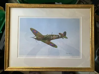 £95 • Buy Douglas Bader Spitfire Painting - Limited Edition 2 Of 150