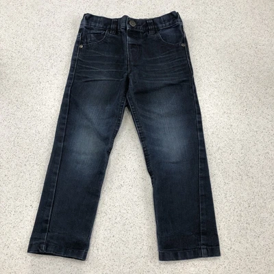 £2 • Buy Blue Zoo Kids Boys Dark Blue Jeans, Adjustable Waist, Age 3-4 Years, VGC