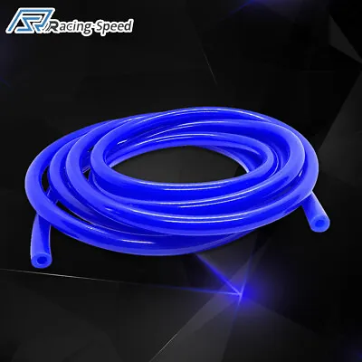 10FT High Temperature Silicone Vacuum Tubing Hose Blue (ID:1/4  (6mm) ) • $11.11