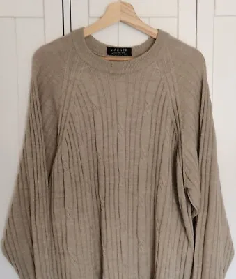 Vintage Jaeger Cable Knit Wool Jumper  Large • £19.99