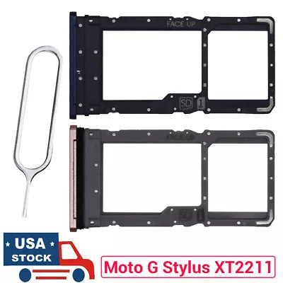 For Motorola Moto G Stylus 2022 XT2211 SIM Card Tray MicroSD Slot Holder Replace • $8.50