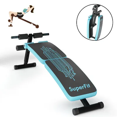 £49.99 • Buy Adjustable Sit Up Bench Foldable Abdominal Exercise Training Workout Machine