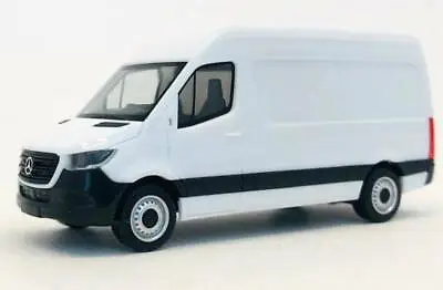 2018 WHITE MERCEDES BENZ SPRINTER VAN PROMOTEX 1/87 Miniature Plastic HO Scale • $15.95