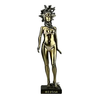 $41 • Buy Medusa Snake Hair Woman Female Symbol Greek Roman Resin Statue Sculpture