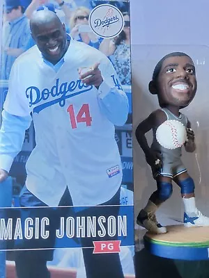 Magic Johnson Dodgers Basketball Uniform SGA '14 Los Angeles Dodgers Bobblehead • $19.95