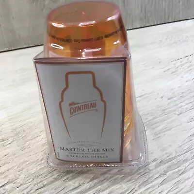 Contreau Cocktail Shaker Mini Master The Mix 4 Drink Recipes Collectible Orange • $9.99