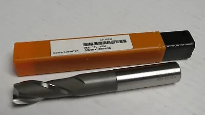 Hertel 5/8  X 5/8  X 1-3/8  X 4-5/8  2 Flute High Speed Steel Square End Mill • $24.97