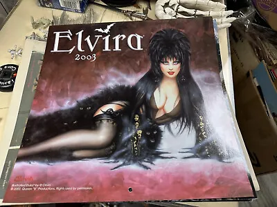 Elvira Mistress Of The Dark Vintage Calendar 2003 Sexy Scary Calendar Halloween • $22