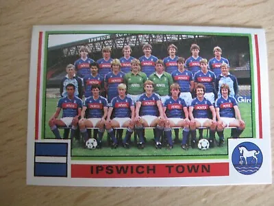 PANINI - FOOTBALL 85 - 1 Sticker ' IPSWICH ' TEAM - # 86 • £2